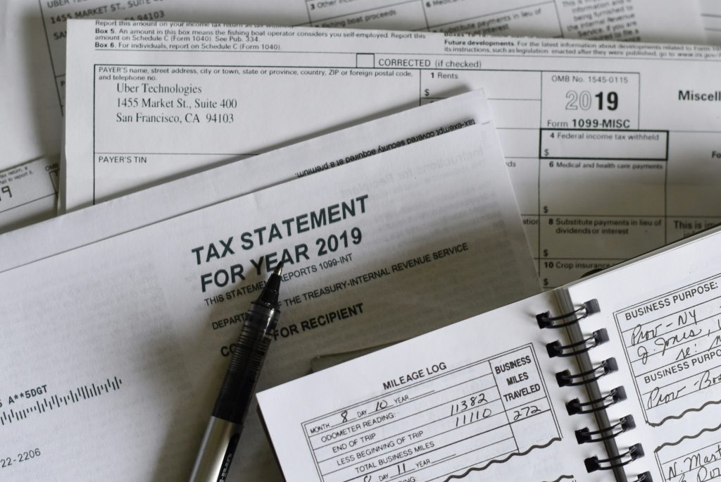 Self assessment tax documents