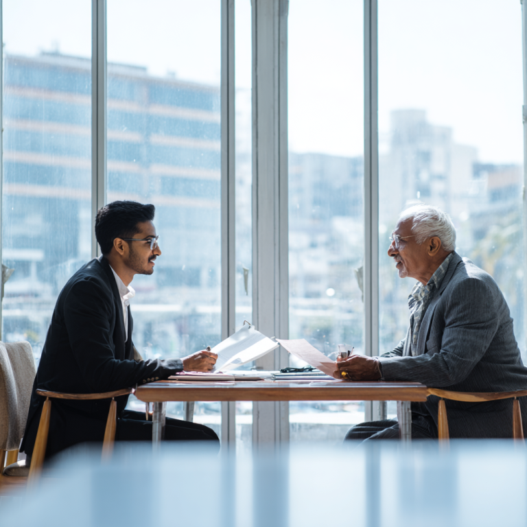 Consultation — meeting with an advisor